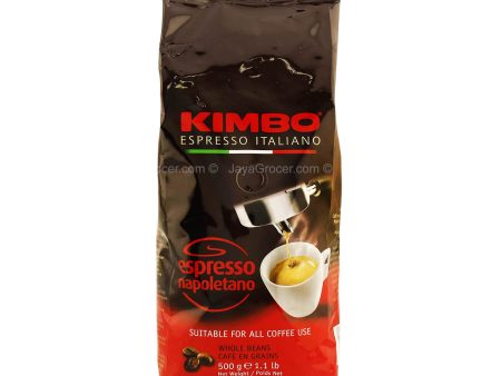 Kimbo Espresso Napoletano Whole Coffee Beans 500g Sale