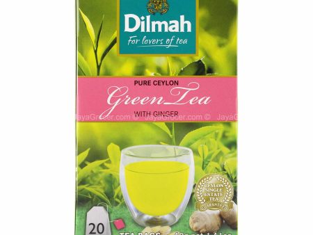 Dilmah Pure Ceylon Green Tea with Ginger 2g x 20 Sale