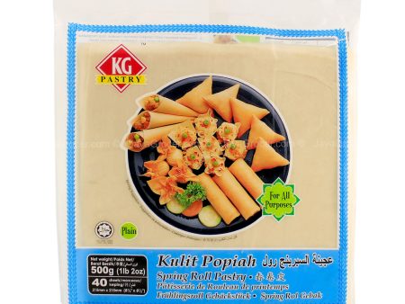 KG Pastry Spring Roll Pastry 215mm (40sheets) 500g Cheap