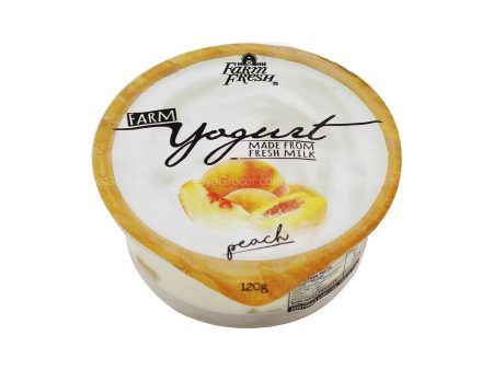 Farm Fresh Peach Yogurt 120g Online Hot Sale