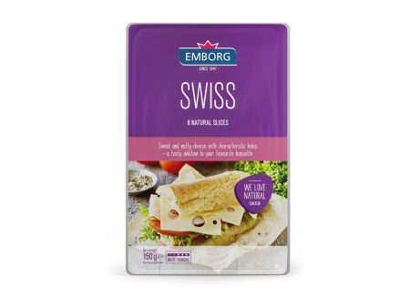 Emborg Swiss Cheese Slice 150g Discount