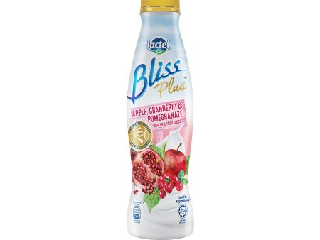 Lactel Bliss Plus Apple Cranberry & Pomegranate Yoghurt Drink 700g on Sale