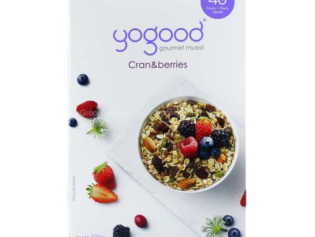 Yogood Cran & Berries Gourmet Muesli 370g Online