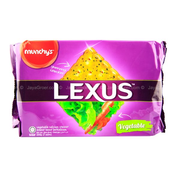 Munchys Lexus Vegetable Calcium Cracker 200g Hot on Sale