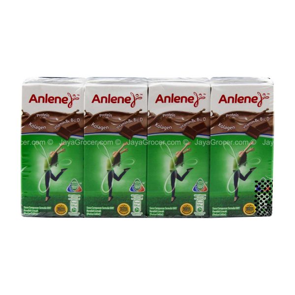 Anlene Low Fat UHT Recombined Chocolate Flavour Milk 180ml x 4 Cheap