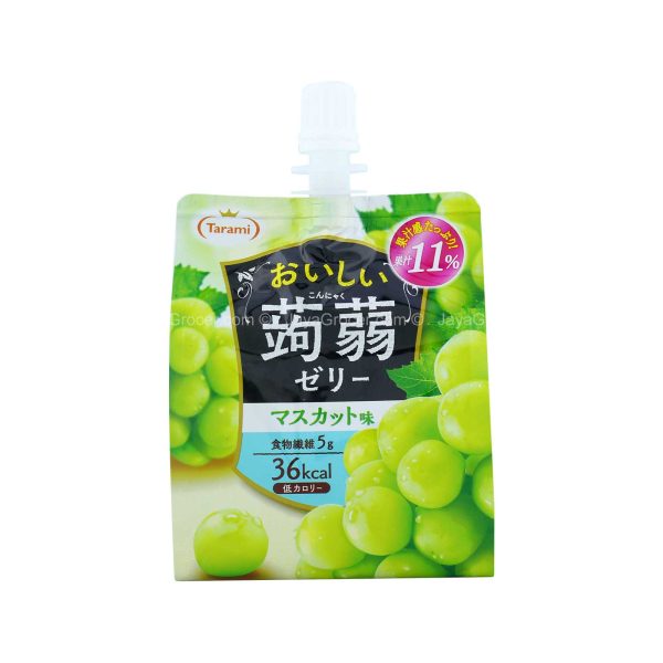 Tarami Oshii Konnyaku Jelly Muscat Grape Flavour 150g Fashion