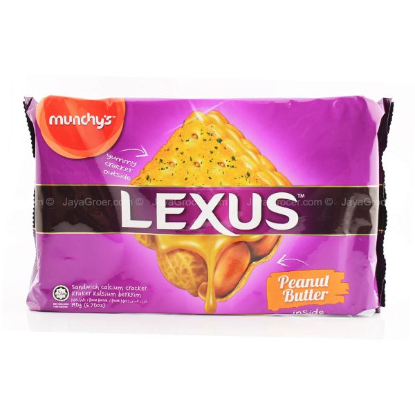 Munchy’s Lexus Peanut Sandwich Cracker 190g Online Sale