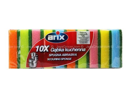 Arix Micro Pori Sponge Scourer 10pcs pack Cheap