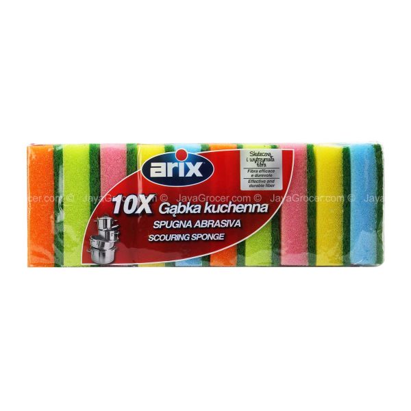 Arix Micro Pori Sponge Scourer 10pcs pack Cheap