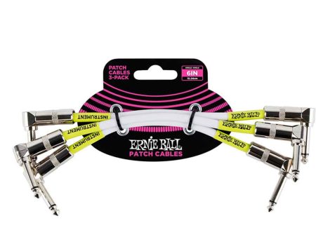 Ernie Ball 6  Patch Cables - 3 Pack Online now