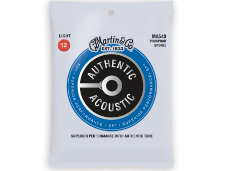 Martin Acoustic Guitar Strings: MA540 Phos Bronze Light (12-54) Discount