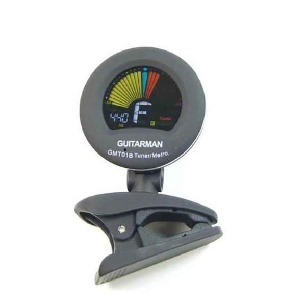 Guitarman: Clip On Tuner Acoustic, Eletric or Bass Guitar Tuner Fashion