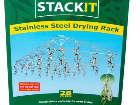 Stack!T 28 Clip Stainless Steel Drying Rack Supply