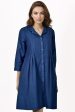 TAARA Cotton-Linen Shirt Dress Kurti: Made to Order Customizable Online Sale