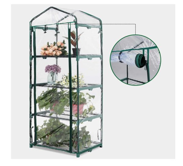 Martha Fruiting Tent, Indoor Greenhouse 4-shelf Supply