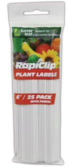 RapiClip Plant Labels 6”, 25 Pack on Sale