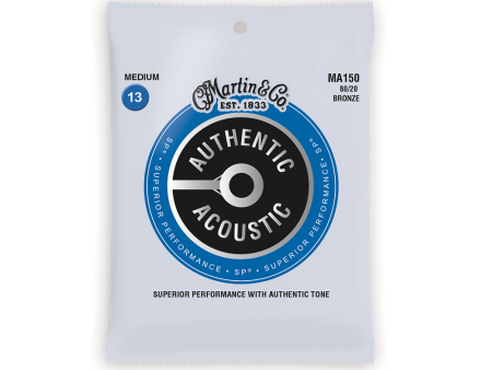 Martin Acoustic Guitar Strings: MA150 Medium Bronze (13-56) Online