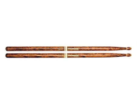 Promark Drumsticks: Hickory 5B Fire Grain Wood Tip For Sale