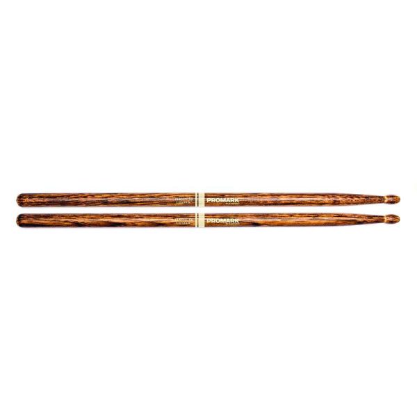 Promark Drumsticks: Hickory 5B Fire Grain Wood Tip For Sale