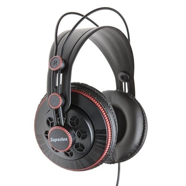 Superlux Over Ear Headphones: HD681 Pro Monitoring Semi Open Discount