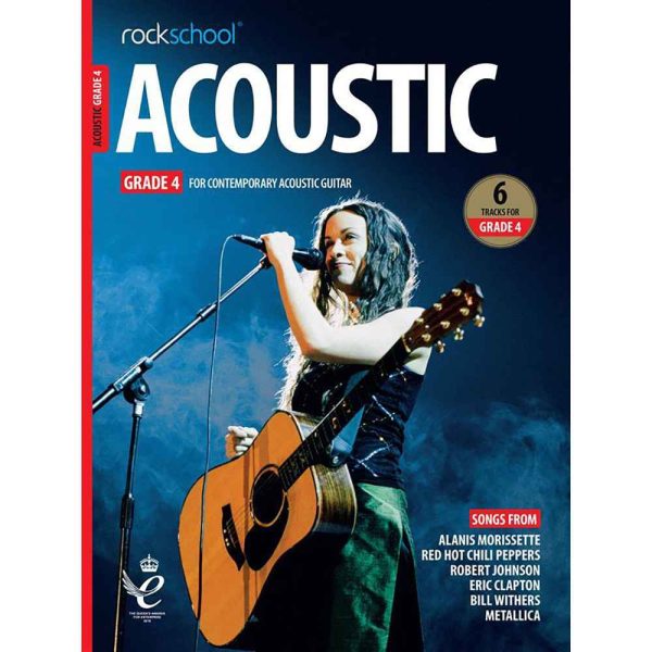 Rockschool Acoustic Guitar Grade 4 2019+ Exam Book Hot on Sale