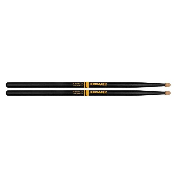 Promark Drumsticks: Rebound Active Grip 5B Wood Tip Hot on Sale