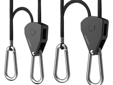 AC Infinity Adjustable Rope Clip Hanger, 1 Pair Hot on Sale