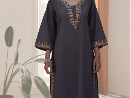 Vidya Kaftan Cotton Tunic Dress Supply