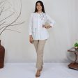 MYRA  HAND EMBROIDERED PURE COTTON SHIRT For Discount