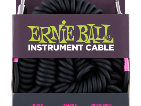 Ernie Ball 30FT Coiled Instrument Cable Sale