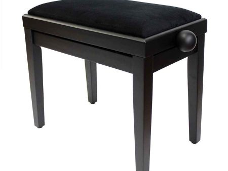 Steinhoven Piano Stool Legato, Satin Black Adjustable Online Hot Sale