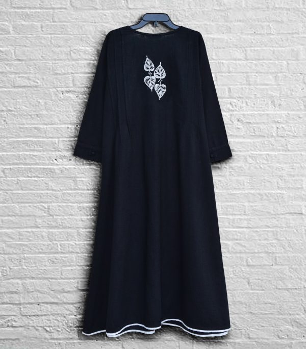 PIPPA Pure Cotton Hand Embroidered Long Dress: Made to Order Customizable Discount