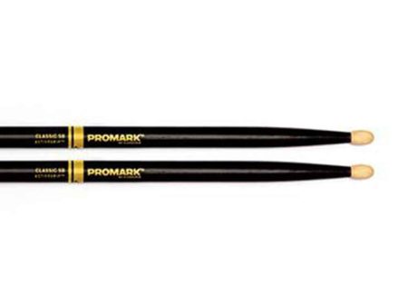 Promark Drumsticks: Classic Active Grip 5B Wood Tip Supply