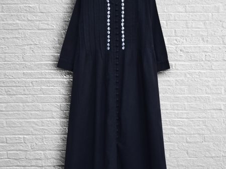 PIPPA Pure Cotton Hand Embroidered Long Dress: Made to Order Customizable Discount