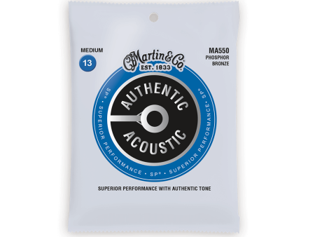 Martin Acoustic Guitar Strings: MA550 Phos Bronze Medium(13-56) Online Sale