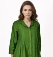 TAARA Cotton-Linen Shirt Dress Kurti: Made to Order Customizable Online Sale