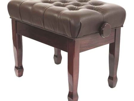 Steinhoven Piano Stool Cadenza, Polished Mahogany Adjustable Discount