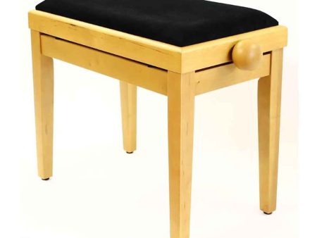 Adjustable Piano Bench, Steinhoven Legato: Satin Beech For Cheap