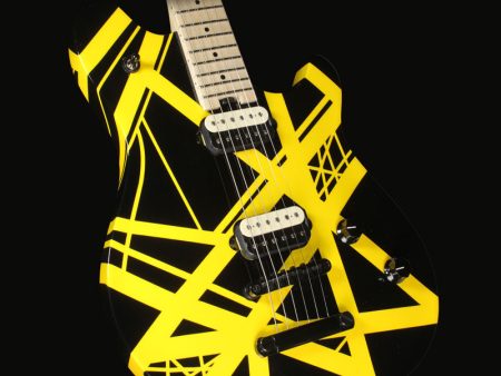 Used EVH Wolfgang Special HT Electric Guitar Black and Yellow Stripes on Sale