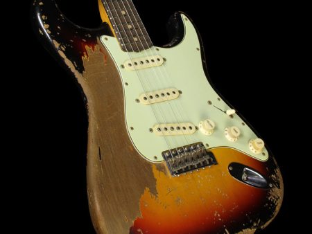 Fender Custom Shop Masterbuilt Jason Smith  60 Strat Roasted Alder Ultimate Relic Electric Guitar 3-Tone Sunburst Sale