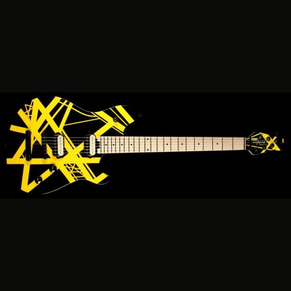 Used EVH Wolfgang Special HT Electric Guitar Black and Yellow Stripes on Sale