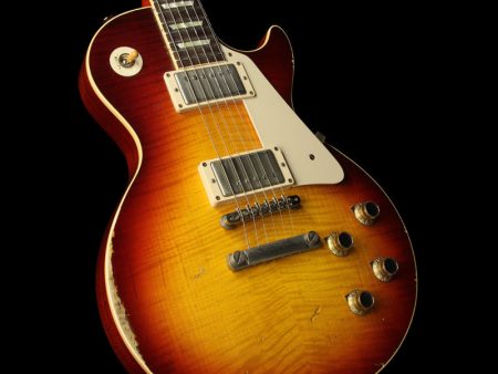 Used 2014 Gibson Custom Shop Murphy Aged 1960 Les Paul Reissue Electric Guitar Aged Bourbon Burst Sale