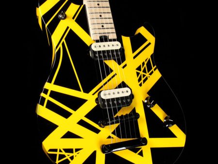 Used 2014 EVH Wolfgang Special Electric Guitar Striped Black and Yellow Supply