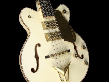 Used Gretsch Custom Shop Tom Petersson Signature White Falcon Relic 12-String Electric Bass For Discount